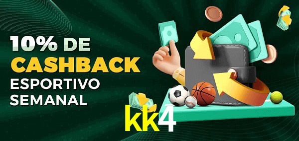 10% de bônus de cashback na kk4